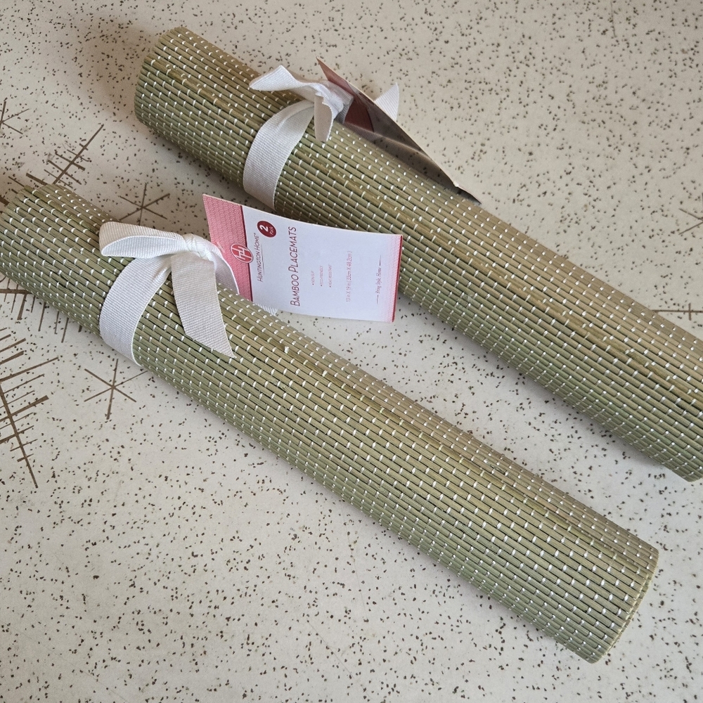 Bamboo Placemats, Set of 2 NWT